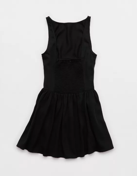 Aerie Drop Waist Bow Dress - Image 4