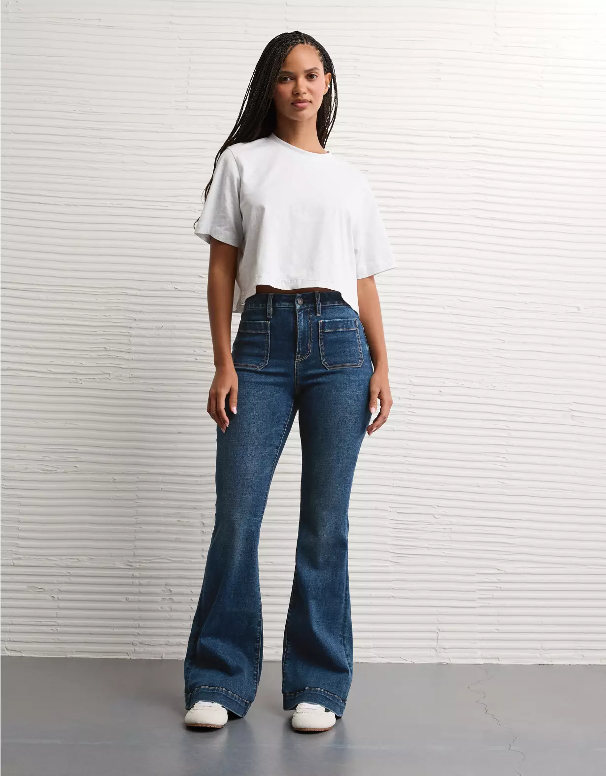 AE Next Level Curvy Super High-Waisted Flare Jean