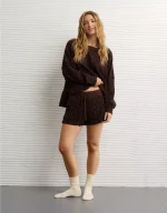 AE High-Waisted Big Hug Waffle Short