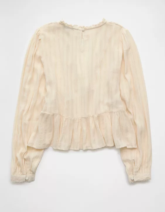 AE High Neck Lace Blouse - Image 4