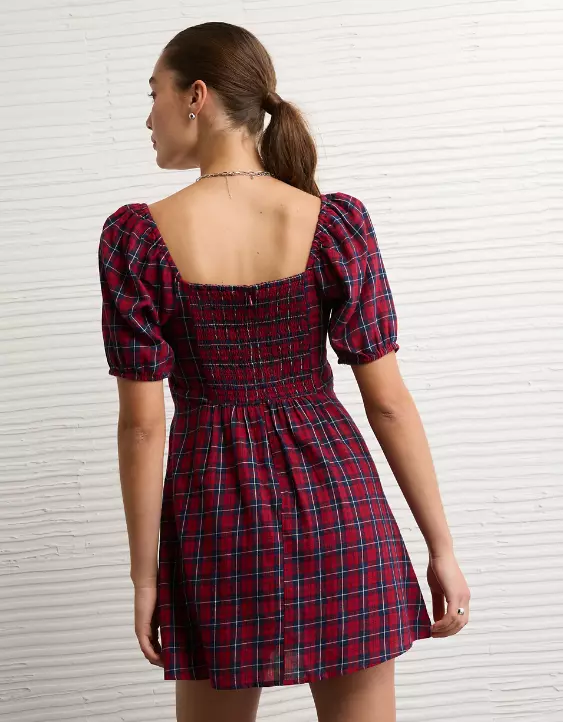 AE Catie Corset Puff Sleeve Mini Dress - Image 2