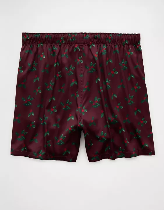 AEO Men's Holly Satin Pocket Boxer Short - Image 4