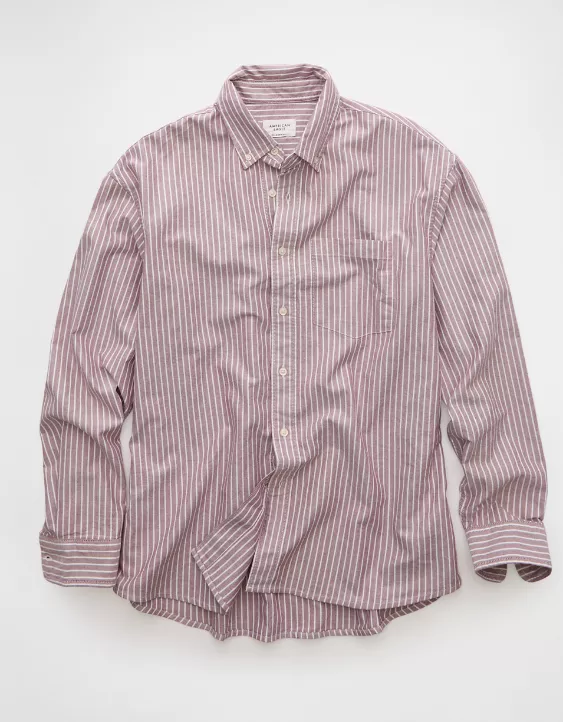 AE Everyday Relaxed Oxford Button-Up Shirt - Image 3