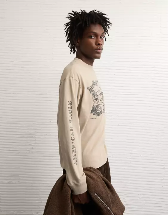 AE Boxy Long Sleeve Graphic T-Shirt - Image 5