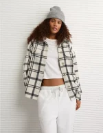 AE Oversized Plaid Shacket