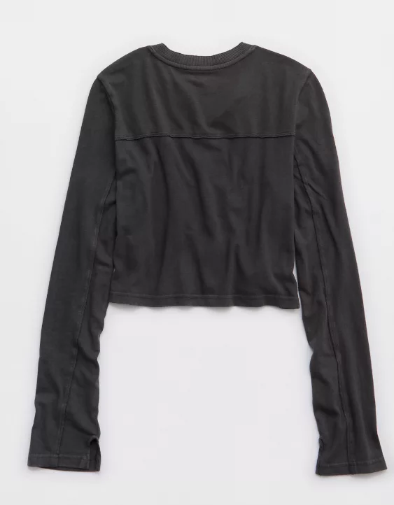 Aerie Happy Snit Cardi T-Shirt - Image 5