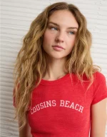 AE x The Summer I Turned Pretty Graphic Baby Tee