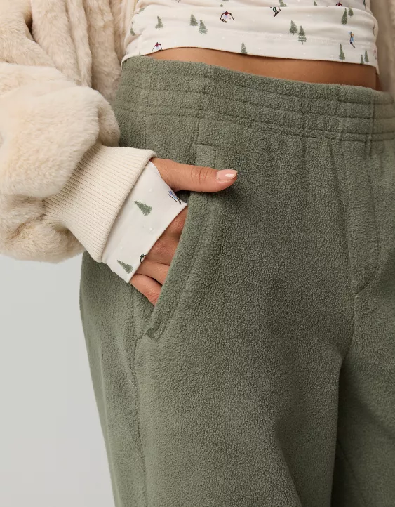 OFFLINE By Aerie Polar Fleece Barrel Pant - Image 5