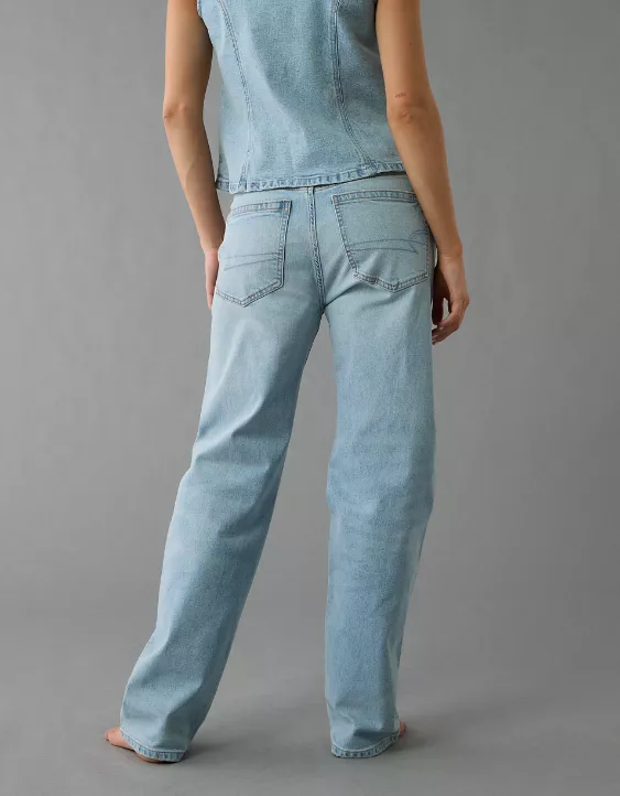 AE Strigid Low-Rise Baggy Straight Jean - Image 2