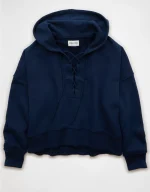 AE Big Hug Lace-Up Hoodie