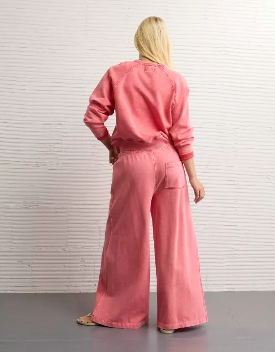 AE Everyday Luxe Wide-Leg Sweatpant - Image 2