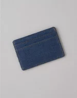 AE Leather & Denim Cardholder