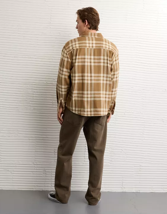 AE Textured Flannel Shirt - Image 3