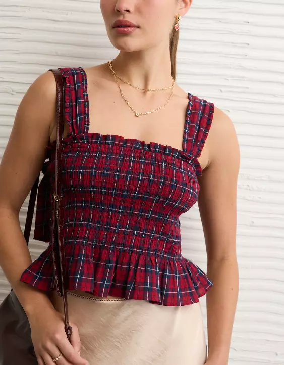 AE Smocked Tank Top - Image 7