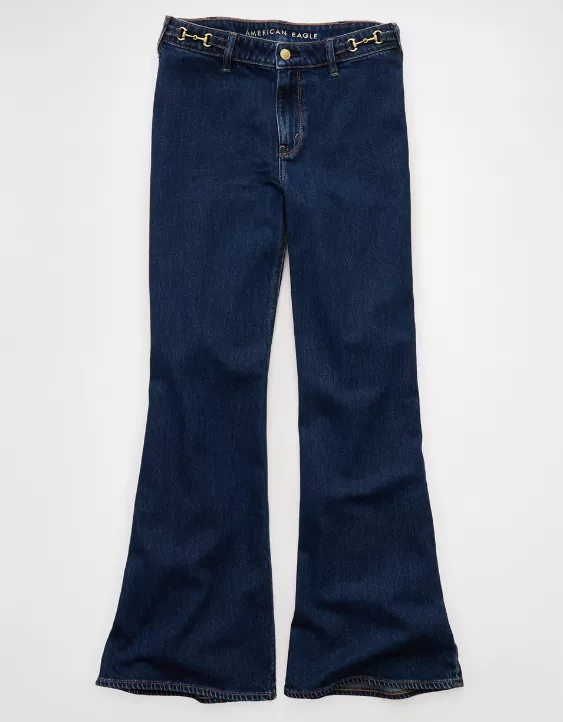 AE Stretch High-Waisted Flare Jean - Image 3