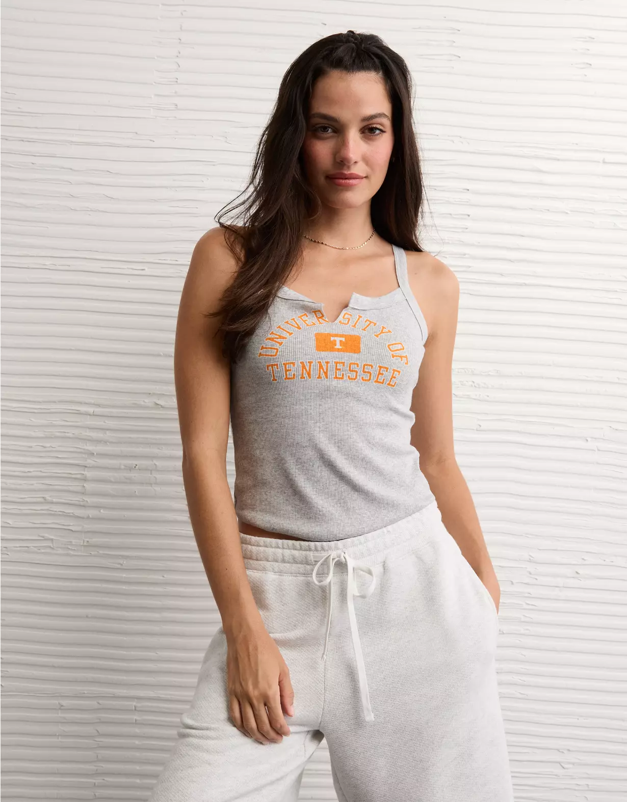 AE Tennessee Volunteers Graphic Notch Neck Tank Top