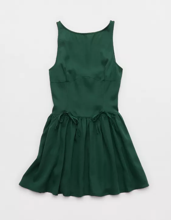 Aerie Drop Waist Bow Dress - Image 4