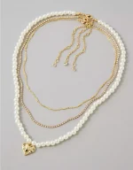 AE Pearl & Gold Necklace