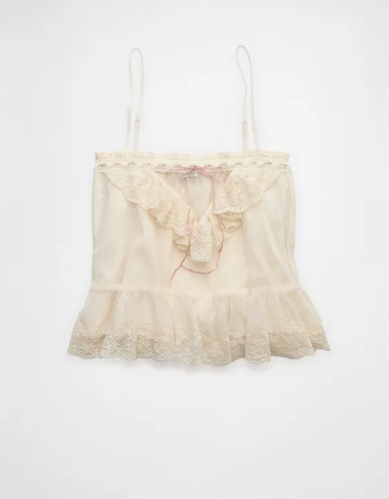 AE Mesh Ruffle Cami - Image 4