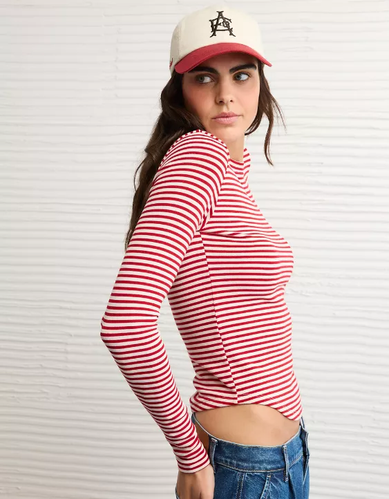 AE Long Sleeve Cozy Crew Neck T-Shirt - Image 5