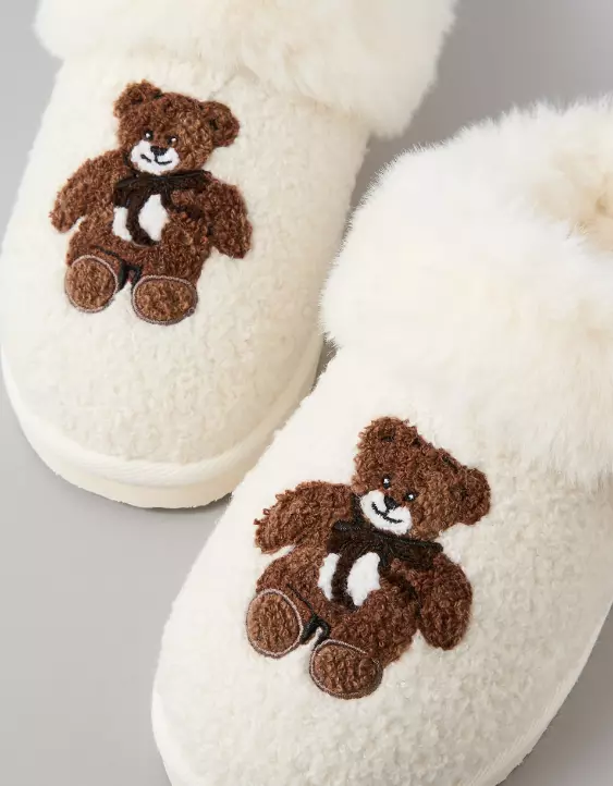 AE Teddy Bear Scuff Slipper - Image 5
