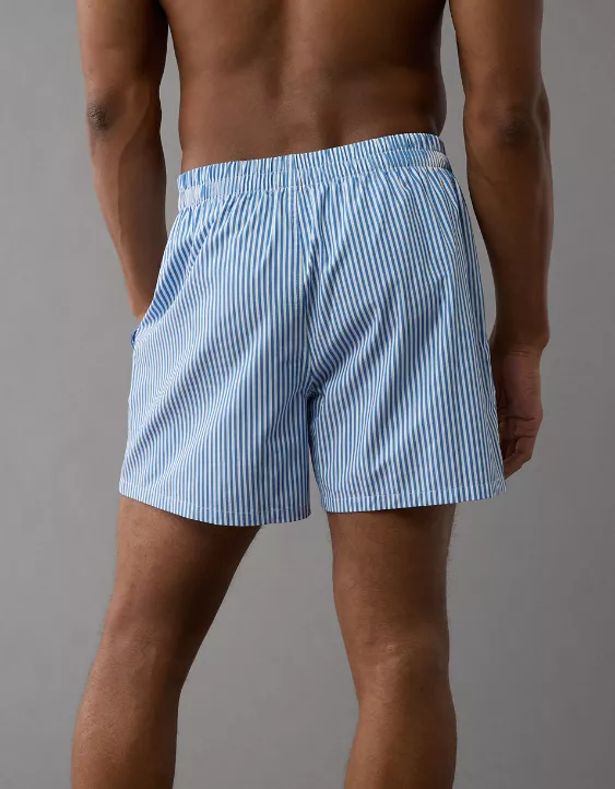 AEO Men's Striped Poplin Pocket Boxer Short - Image 2