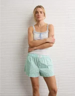 AE Plaid Boxer Sleep Short