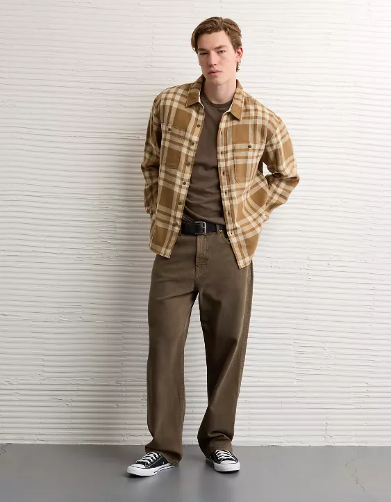 AE Textured Flannel Shirt - Image 2
