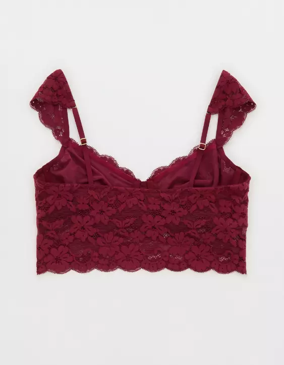 Show Off Chenille Lace Wireless Bralette - Image 4