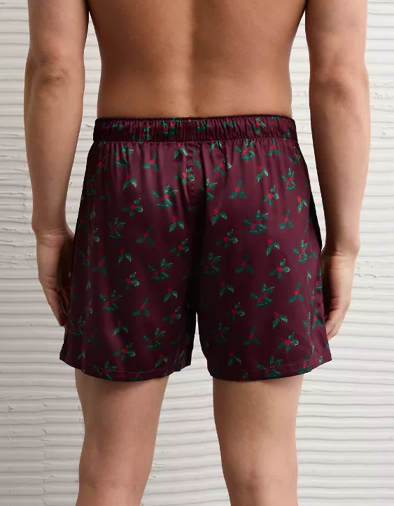 AEO Men's Holly Satin Pocket Boxer Short - Image 2