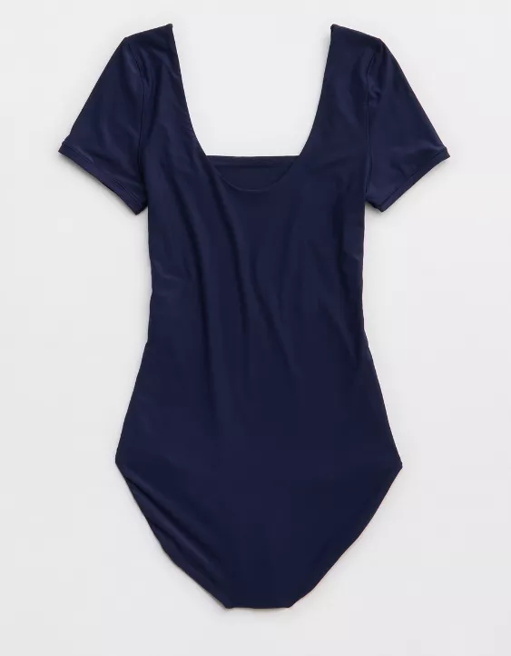 SMOOTHEZ Short Sleeve Square Neck Bodysuit - Image 4