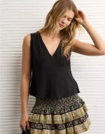 AE V-Neck Tie Back Top