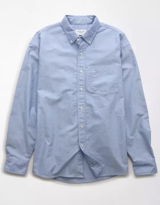 AE Everyday Classic Fit Oxford Button-Up Shirt - Image 4