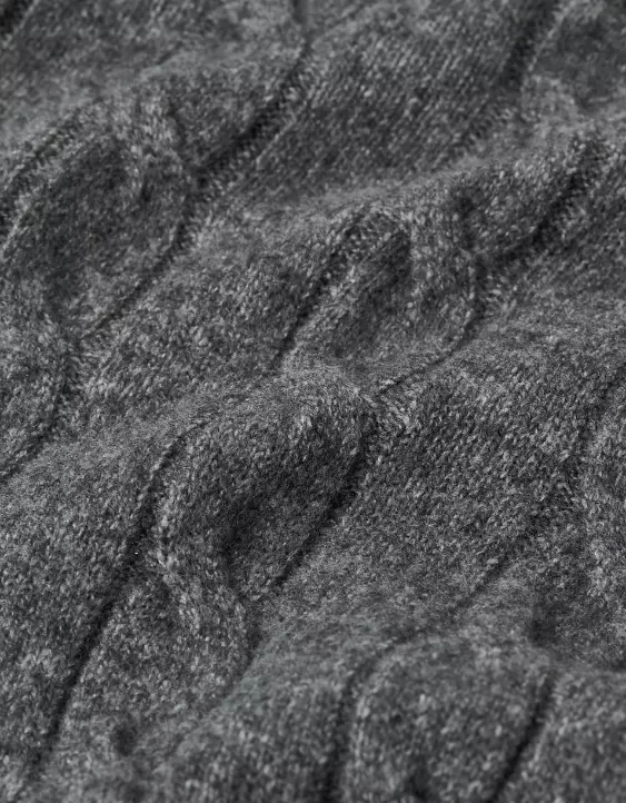 AE High-Waisted Cable Knit Sweatpant - Image 6