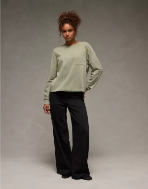 AE Everyday Luxe Long Sleeve T-Shirt