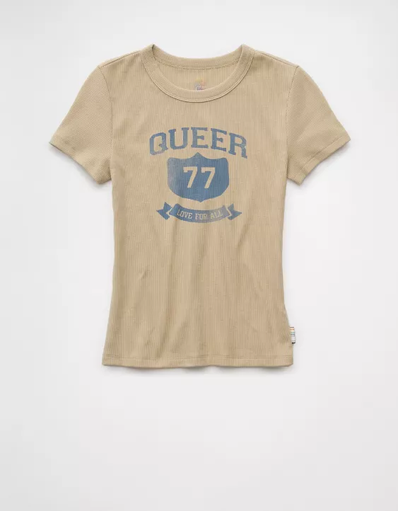 AE Pride Graphic Hey Baby Tee - Image 3