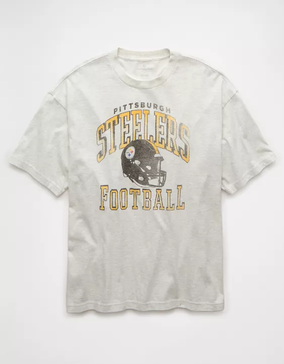 NFL Boxy Pittsburgh Steelers Graphic T-Shirt - Image 3