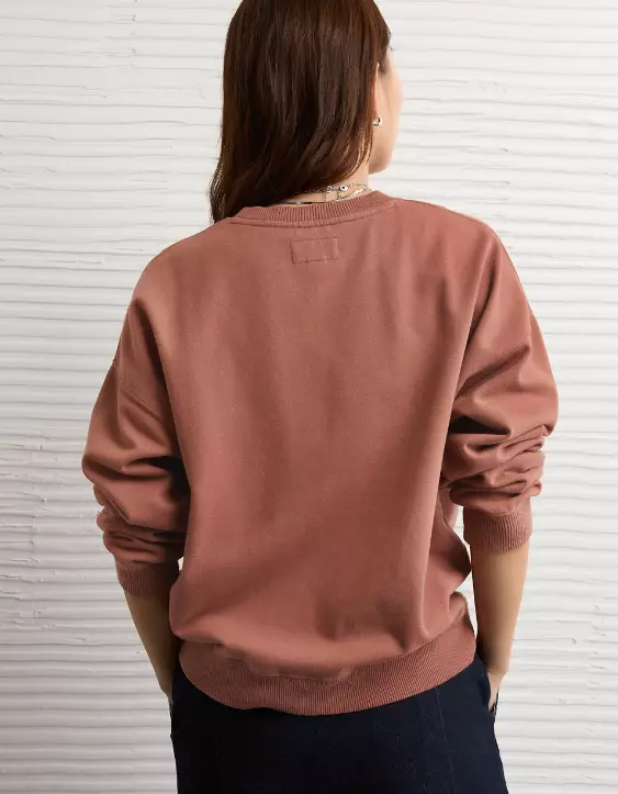 AE Velvet Graphic Crew Neck Sweatshirt - Image 3