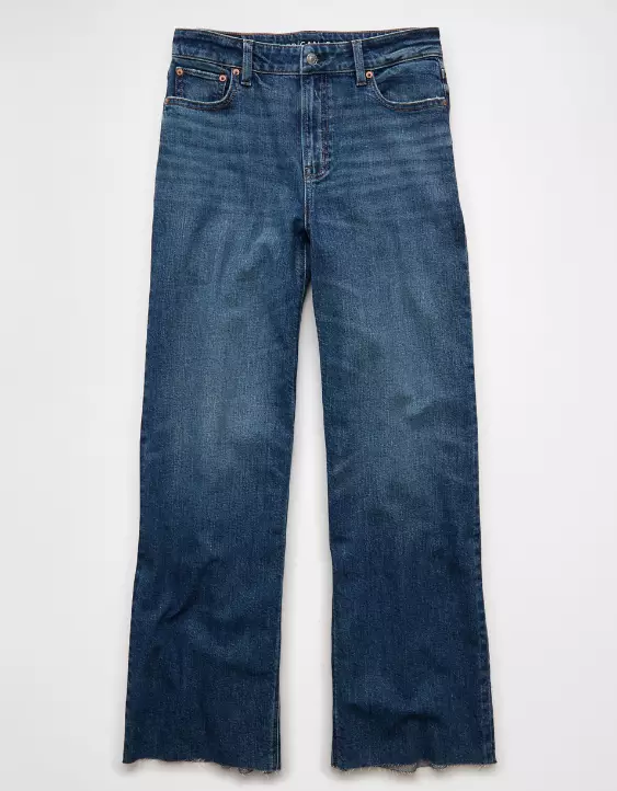 AE Dreamy Drape Stretch Super High-Waisted Baggy Wide-Leg Jean - Image 4