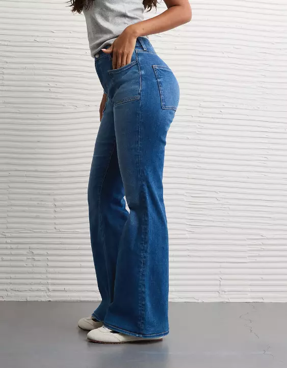 AE Next Level Curvy Super High-Waisted Flare Jean - Image 5