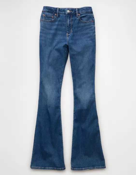 AE Next Level Curvy Super High-Waisted Flare Jean - Image 3
