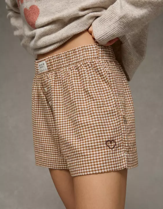 AE Flannel Boxer Sleep Short - Image 7
