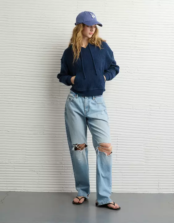 AE Waffle Fleece Hoodie - Image 5