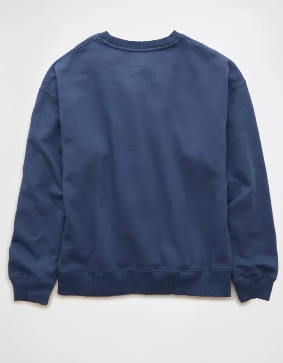 AE Velvet Graphic Crew Neck Sweatshirt - Image 4