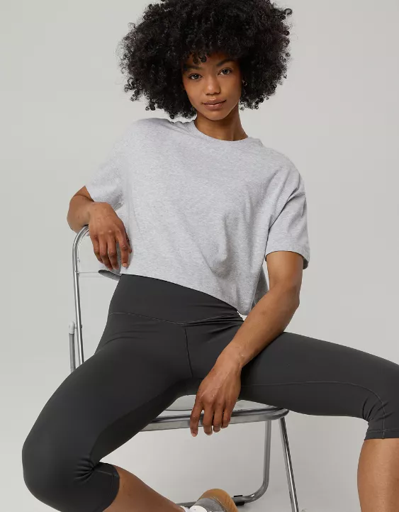 OFFLINE By Aerie Let's Stretch Cropped T-Shirt - Image 5