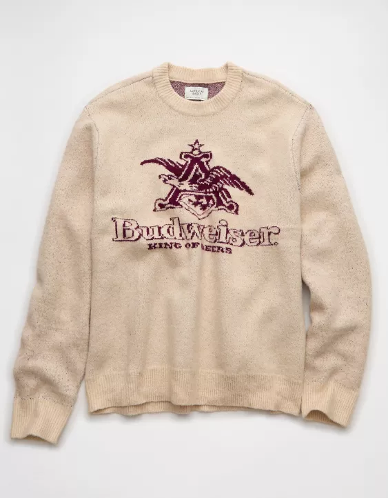 AE Cozy Cabin Budweiser Graphic Sweater - Image 3