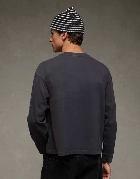 AE Boxy Long Sleeve Destination Graphic T-Shirt - Image 2