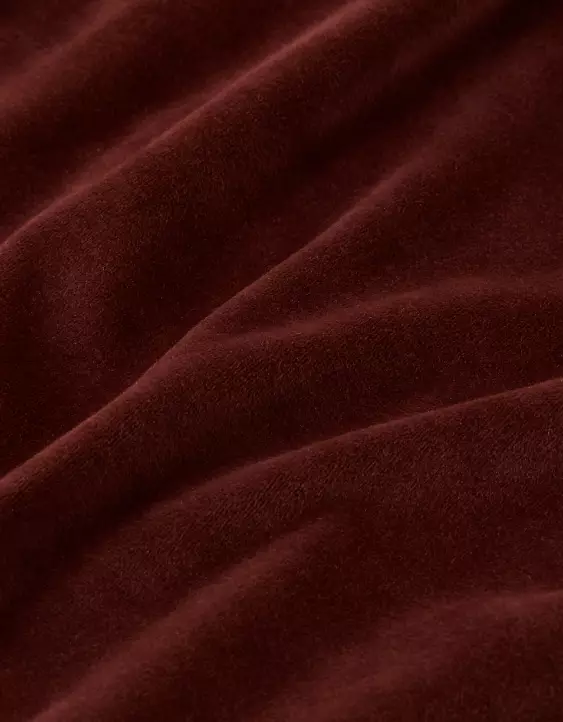 AE Strapless Velvet Knit Bow-Front Mini Dress - Image 6