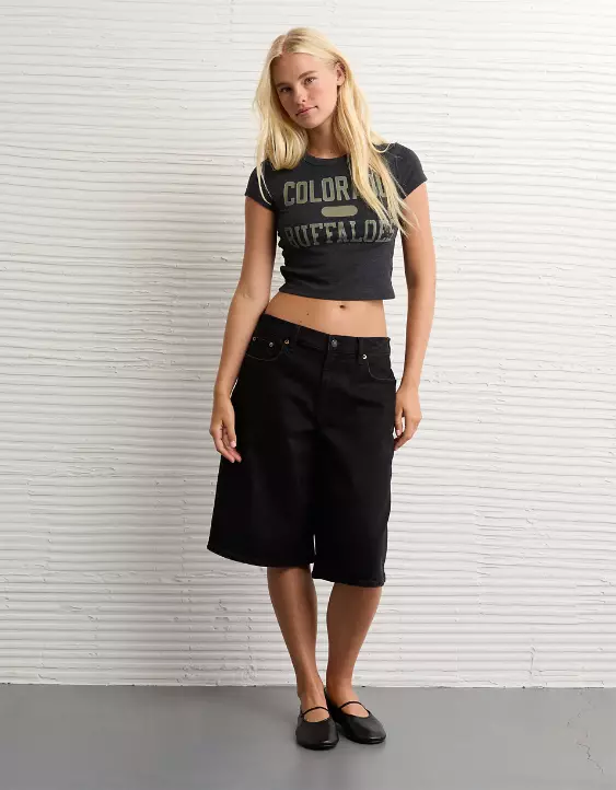 AE Colorado Buffaloes Graphic Cropped Baby Tee - Image 5