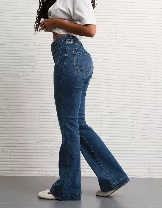AE Next Level Curvy Super High-Waisted Flare Jean - Image 5